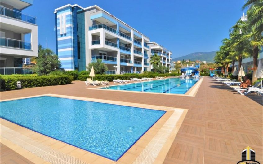 3+1 Penthouse in Kestel Aura Blue Residence