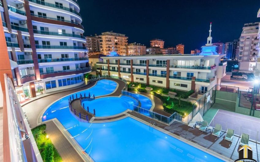 3+1 Penthouse in Kestel Aura Blue Residence