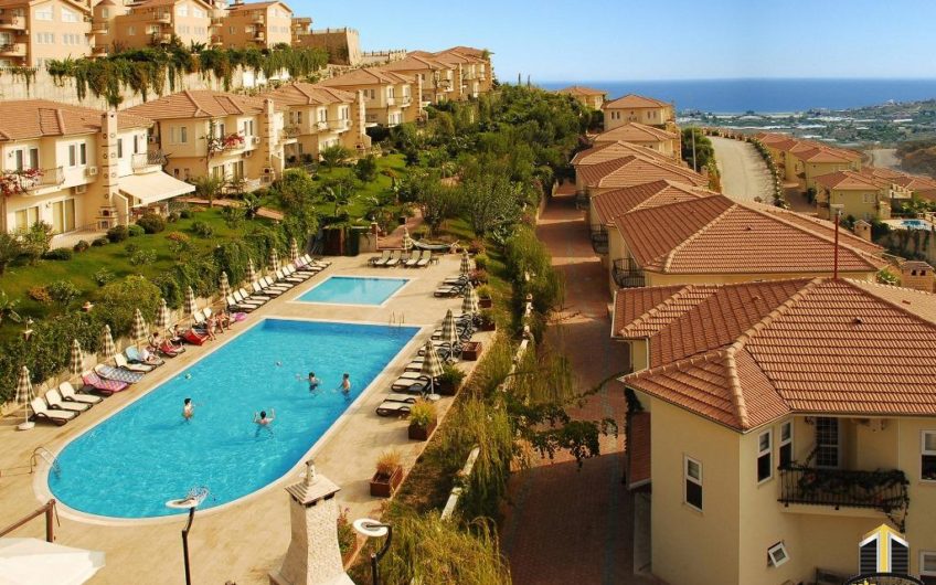 3+1 Penthouse in Kestel Aura Blue Residence