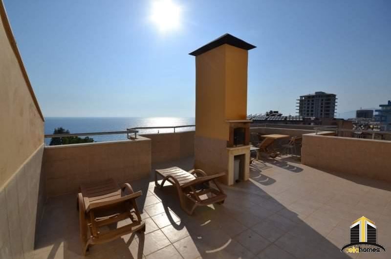 Mahmutlarda denize sifir penthouse