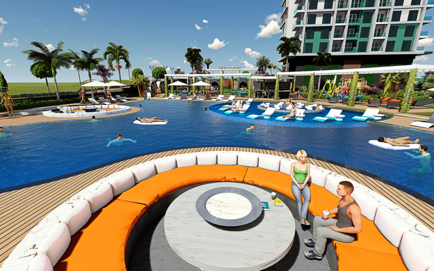 Residential complex with the infrastructure of a five-star hotel in the Mahmutlar area