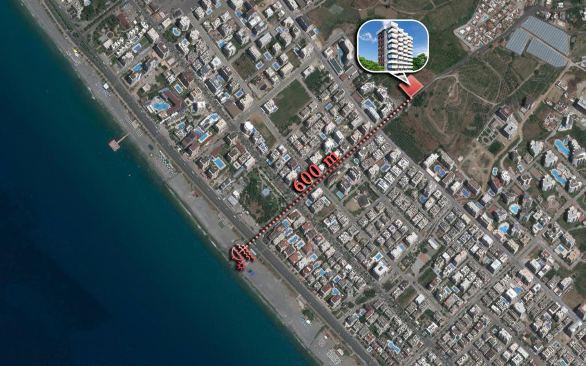 White Sail Residence im Zentrum von Mahmutlar