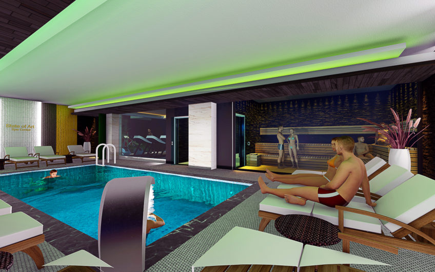 Residential complex with the infrastructure of a five-star hotel in the Mahmutlar area