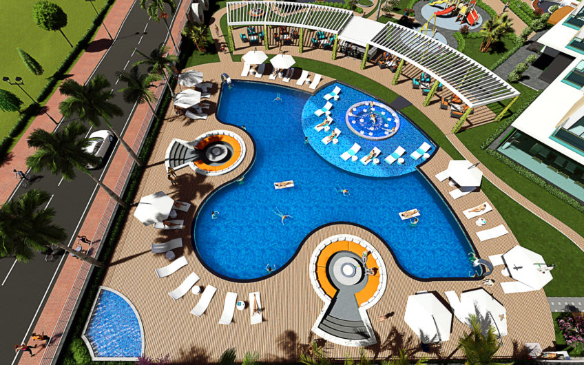 Residential complex with the infrastructure of a five-star hotel in the Mahmutlar area