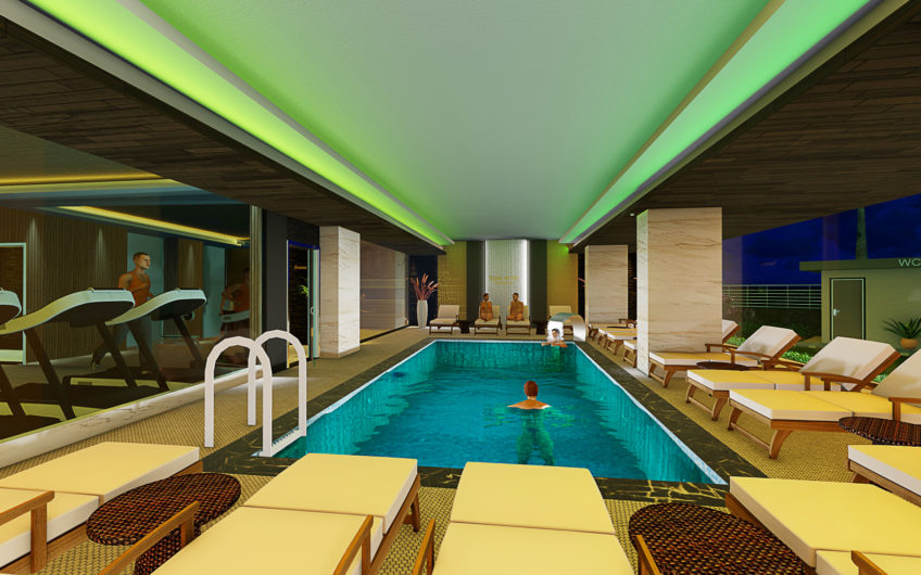 Residential complex with the infrastructure of a five-star hotel in the Mahmutlar area