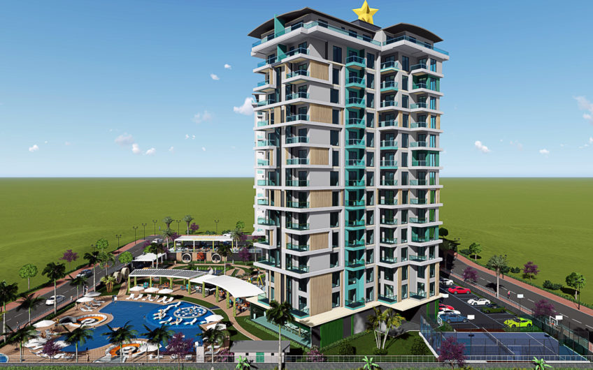 Residential complex with the infrastructure of a five-star hotel in the Mahmutlar area