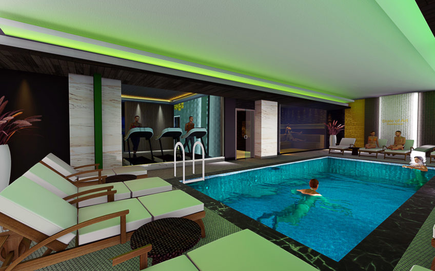 Residential complex with the infrastructure of a five-star hotel in the Mahmutlar area