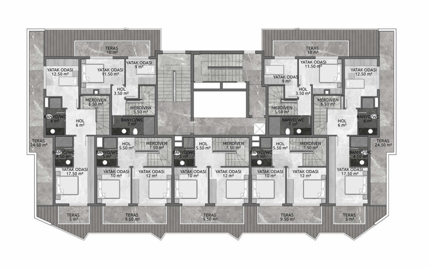 White Sail Residence im Zentrum von Mahmutlar