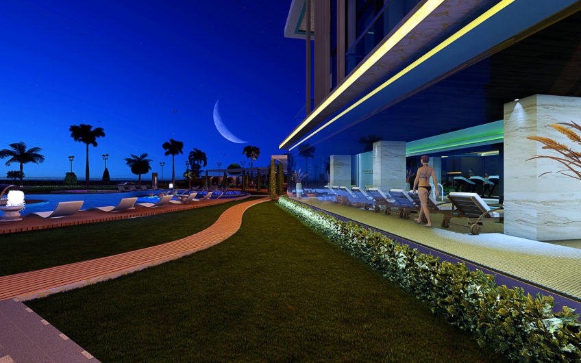 Residential complex with the infrastructure of a five-star hotel in the Mahmutlar area