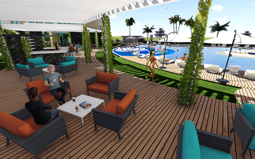 Residential complex with the infrastructure of a five-star hotel in the Mahmutlar area