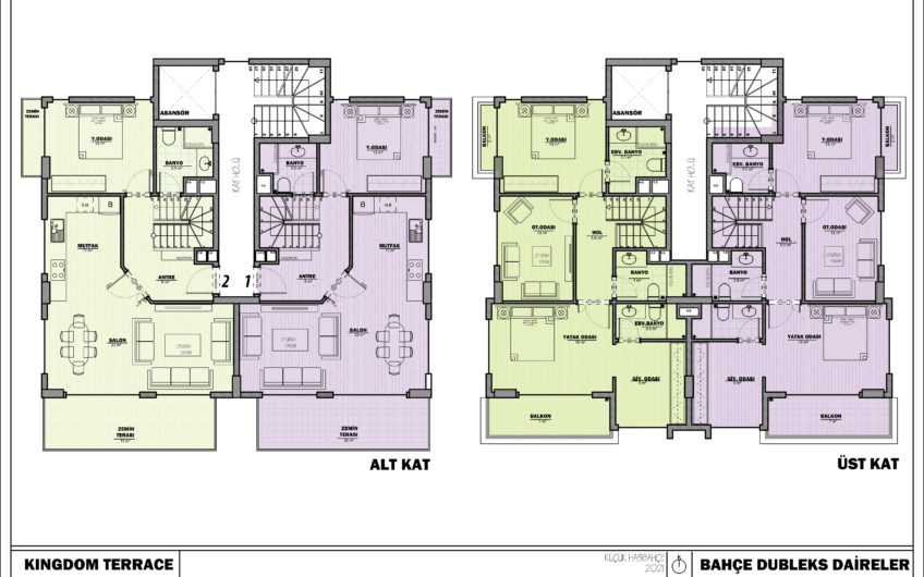 Penthouses with a picturesque panorama in a new residential complex