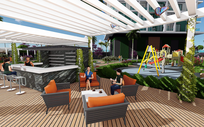 Residential complex with the infrastructure of a five-star hotel in the Mahmutlar area