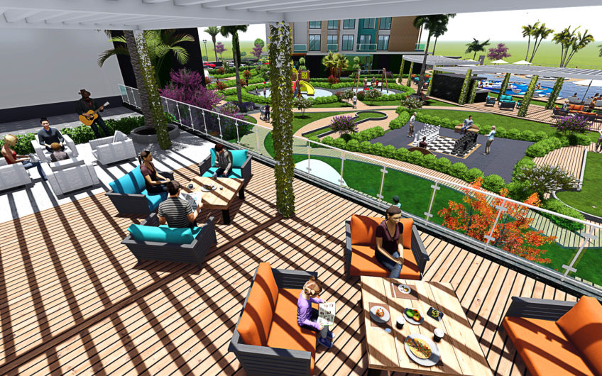 Residential complex with the infrastructure of a five-star hotel in the Mahmutlar area