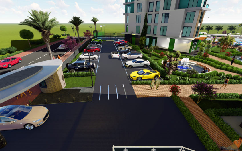 Residential complex with the infrastructure of a five-star hotel in the Mahmutlar area