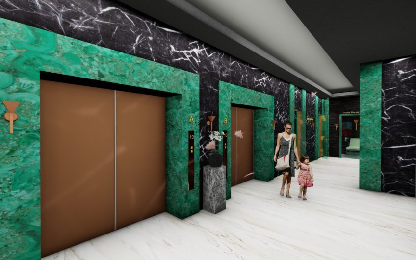 Residential complex with the infrastructure of a five-star hotel in the Mahmutlar area