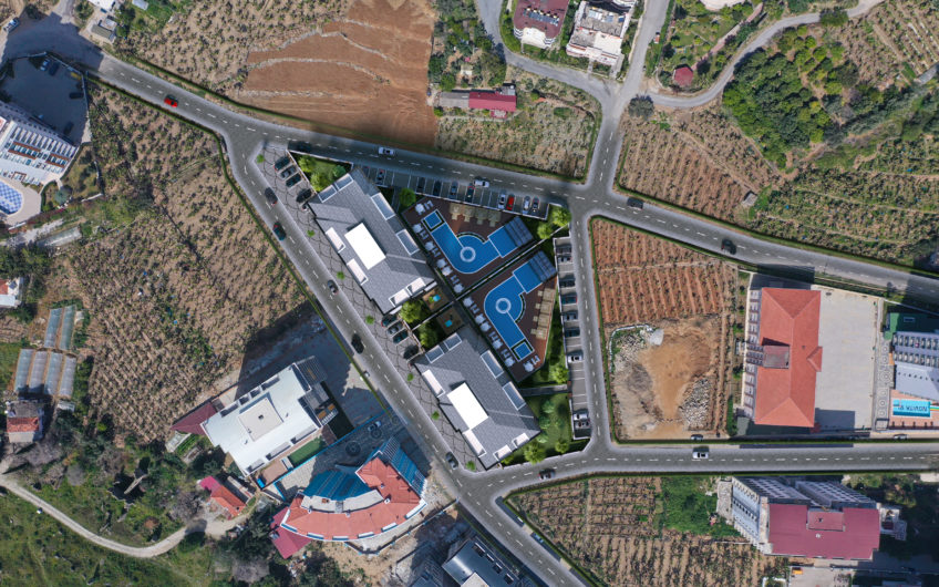 Lejligheder til en god pris i et projekt under opførelse i Alanya