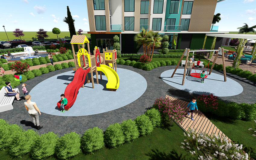 Residential complex with the infrastructure of a five-star hotel in the Mahmutlar area