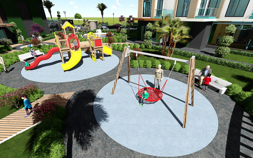 Residential complex with the infrastructure of a five-star hotel in the Mahmutlar area