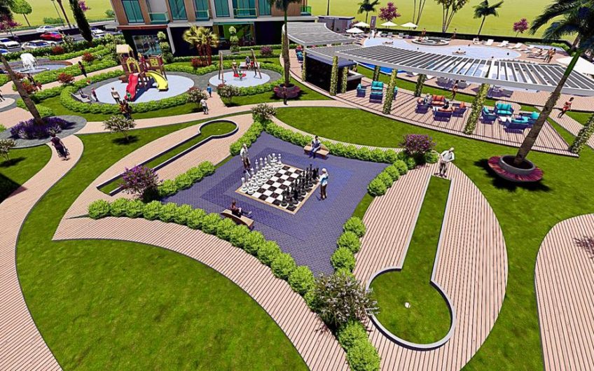 Residential complex with the infrastructure of a five-star hotel in the Mahmutlar area