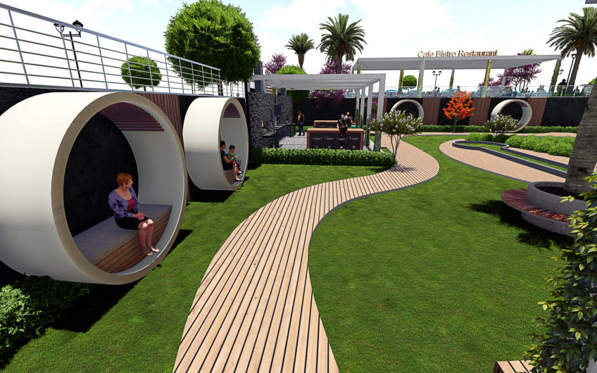 Residential complex with the infrastructure of a five-star hotel in the Mahmutlar area