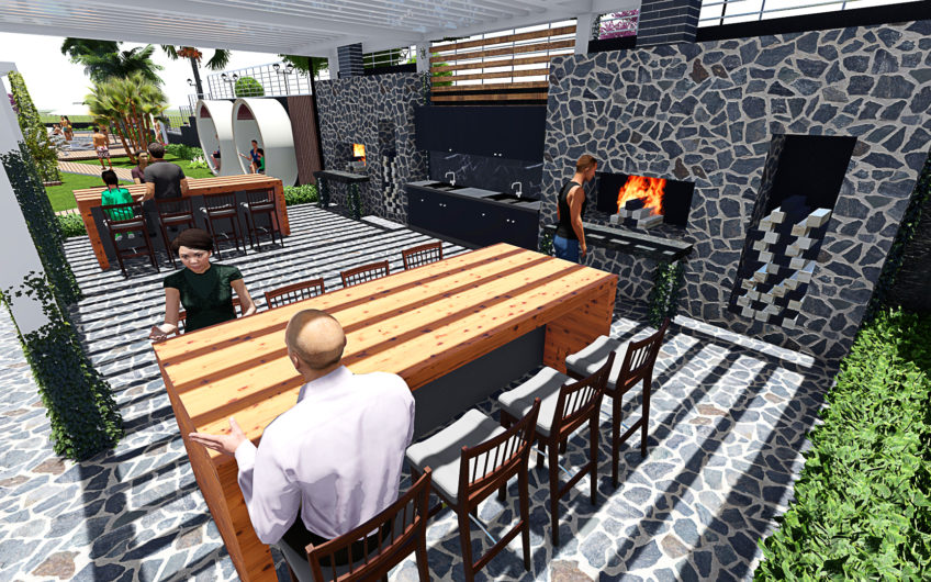 Residential complex with the infrastructure of a five-star hotel in the Mahmutlar area