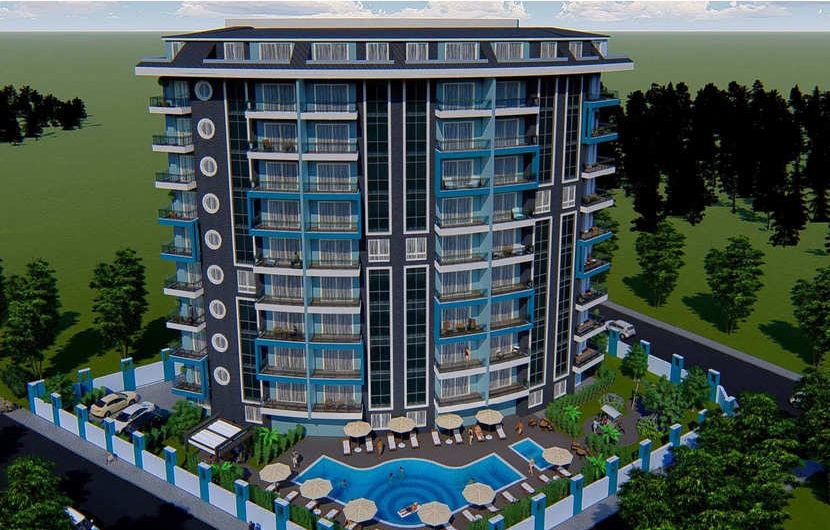 Boligkompleksprojekt til overkommelige priser i Alanya