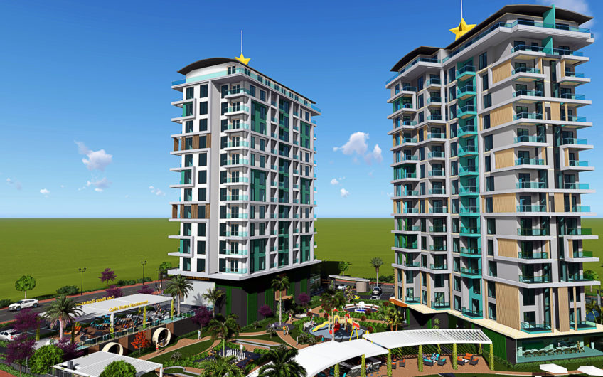 Residential complex with the infrastructure of a five-star hotel in the Mahmutlar area