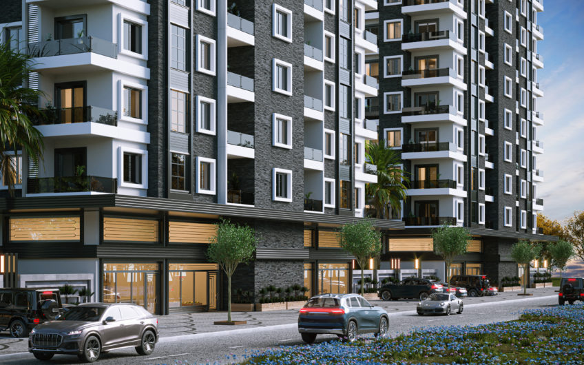 Lejligheder til en god pris i et projekt under opførelse i Alanya