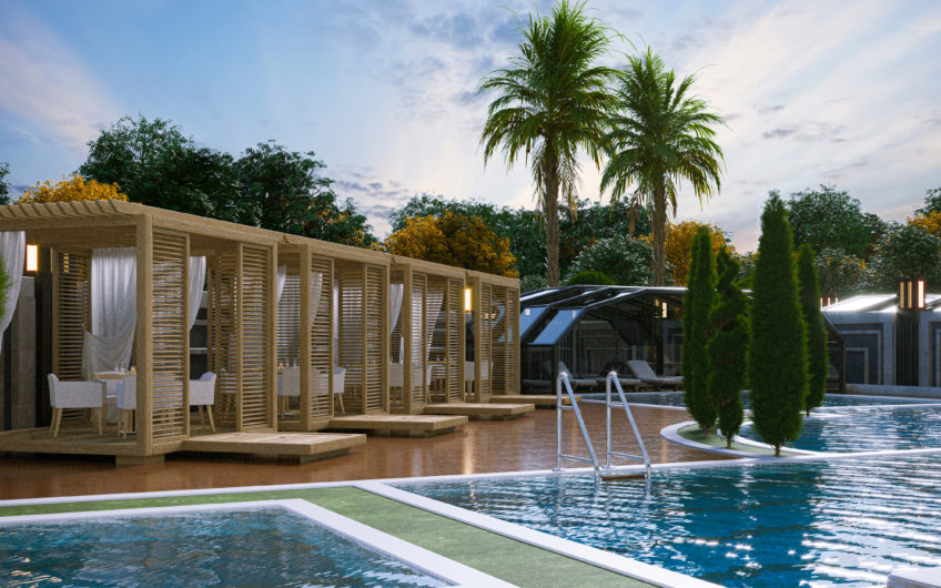 Lejligheder til en god pris i et projekt under opførelse i Alanya