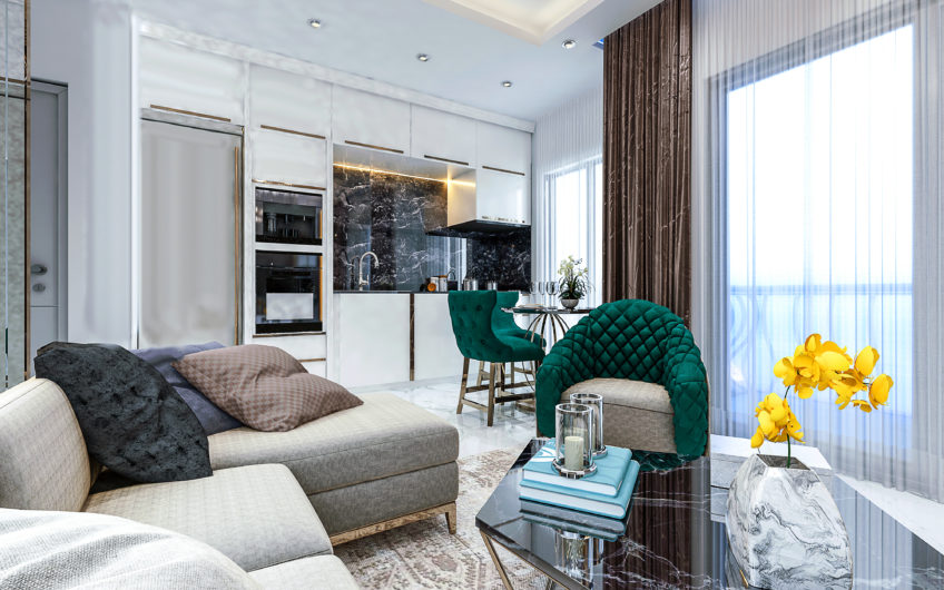 Residential complex with the infrastructure of a five-star hotel in the Mahmutlar area