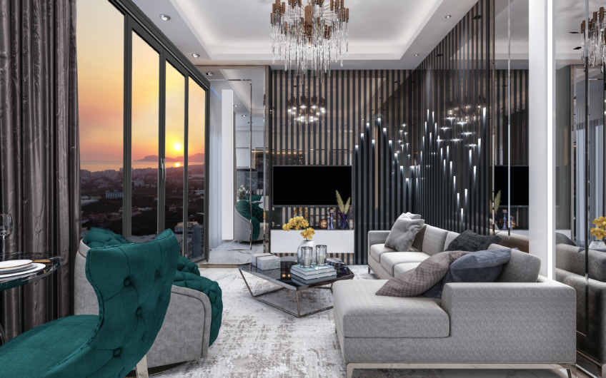 Residential complex with the infrastructure of a five-star hotel in the Mahmutlar area