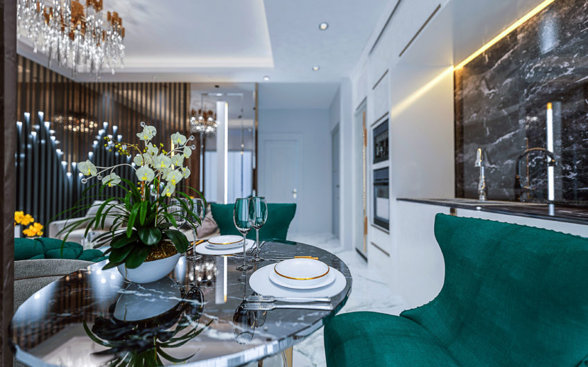 Residential complex with the infrastructure of a five-star hotel in the Mahmutlar area