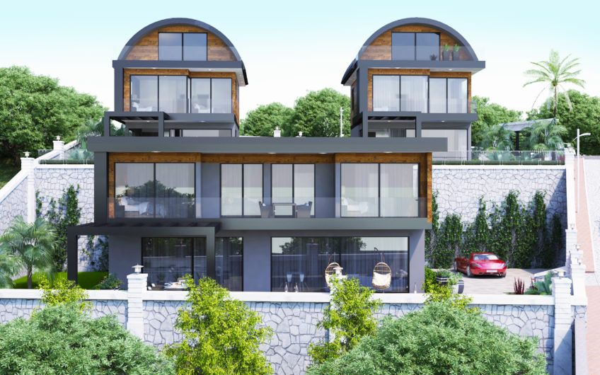 Villen im Bau mit Meerblick zum kleinen Preis