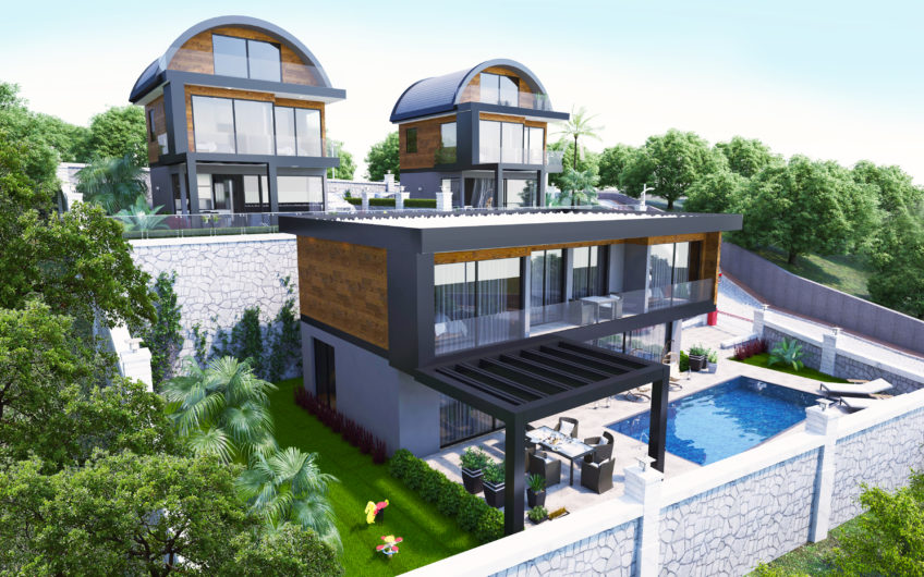 Villen im Bau mit Meerblick zum kleinen Preis