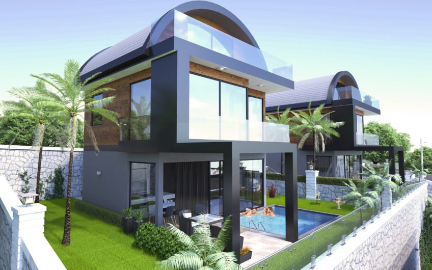 Villen im Bau mit Meerblick zum kleinen Preis