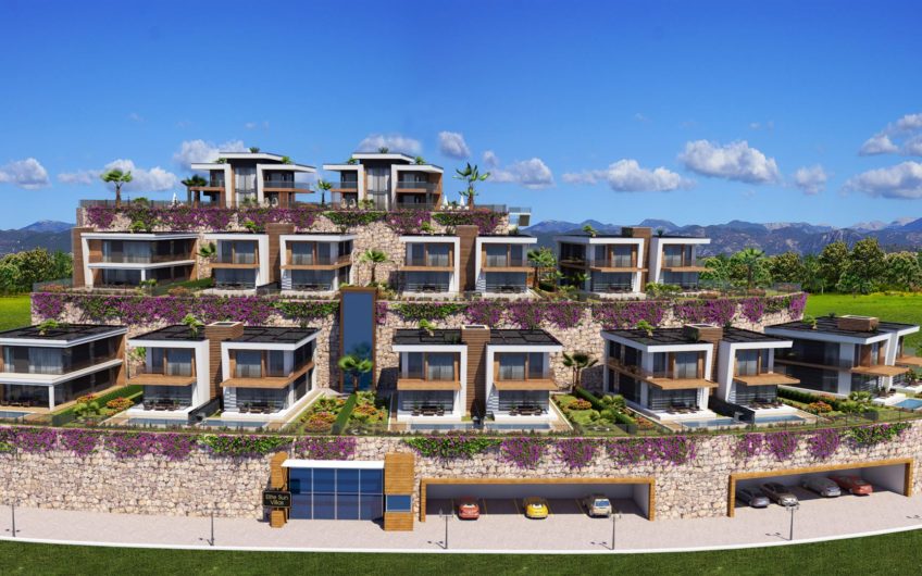 Alanya Konaklı’da deniz kenarında yeni villalar