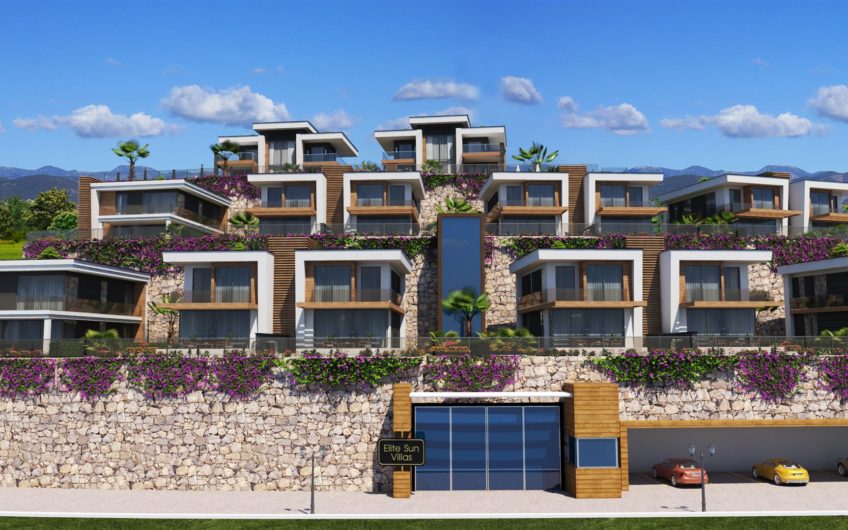 Alanya Konaklı’da deniz kenarında yeni villalar