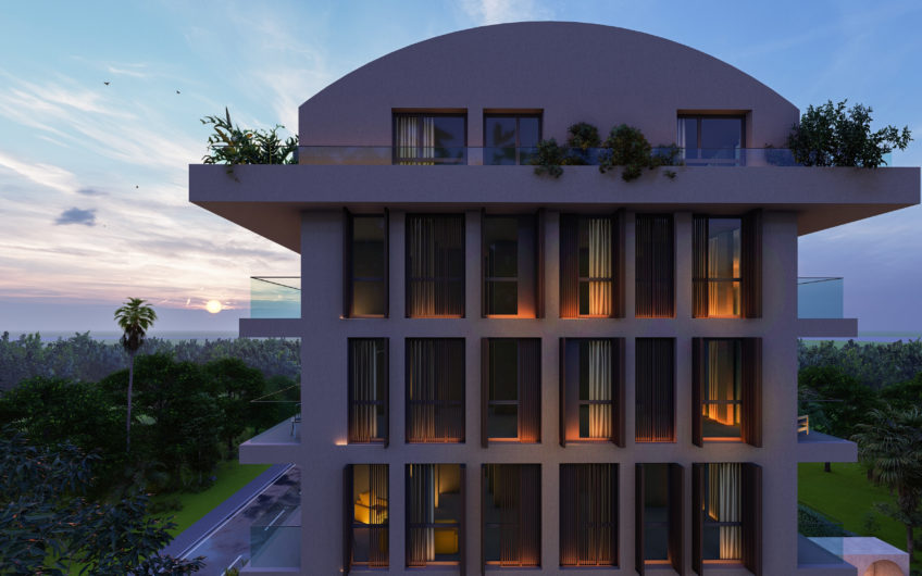 Nyt projekt af et boligkompleks i Kargicak, Alanya