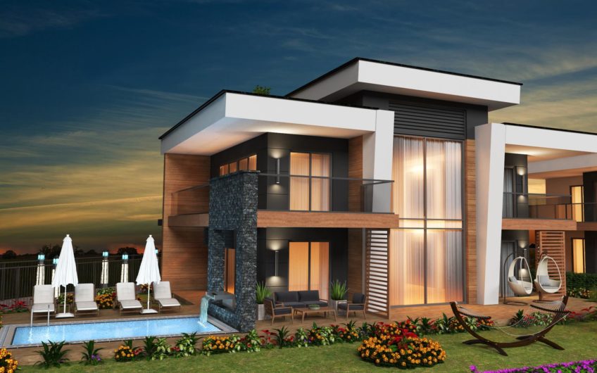 Alanya Konaklı’da deniz kenarında yeni villalar