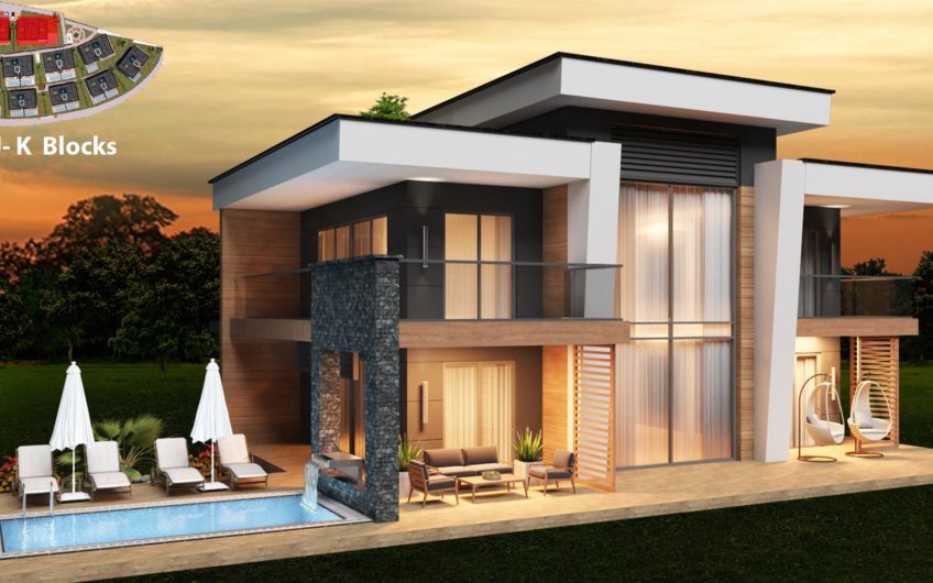 Alanya Konaklı’da deniz kenarında yeni villalar