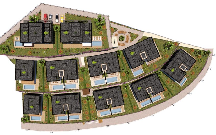 Alanya Konaklı’da deniz kenarında yeni villalar