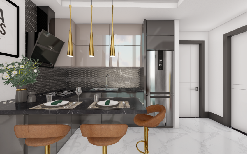 New project of a residential complex in the ecologically clean area of Alanya Kargicak