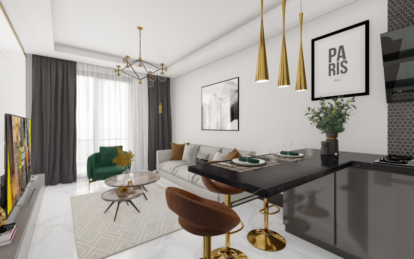 New project of a residential complex in the ecologically clean area of Alanya Kargicak