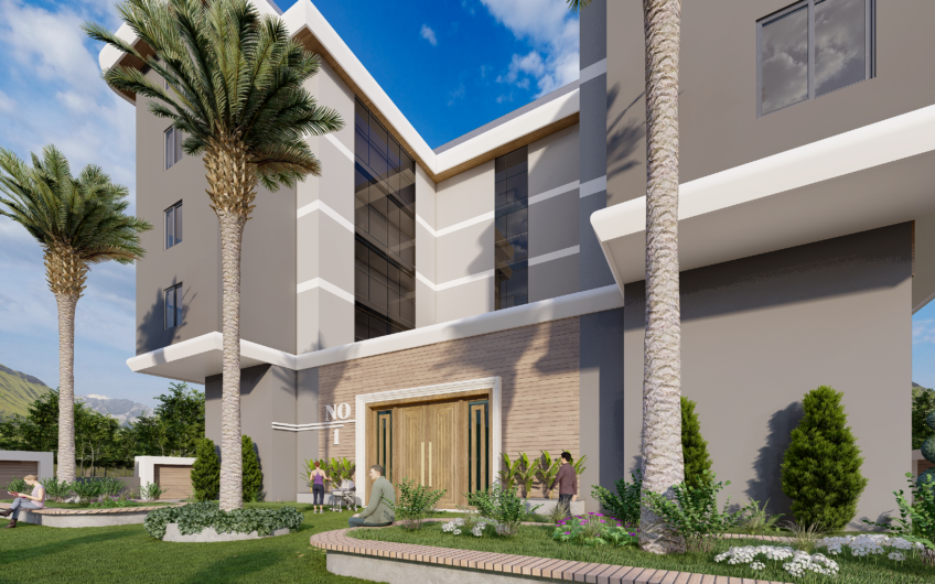 New project of a residential complex in the ecologically clean area of Alanya Kargicak
