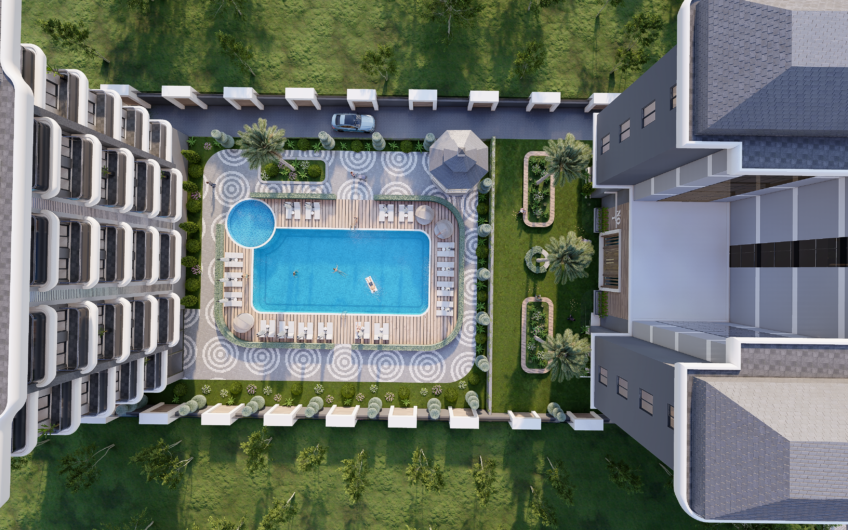 New project of a residential complex in the ecologically clean area of Alanya Kargicak