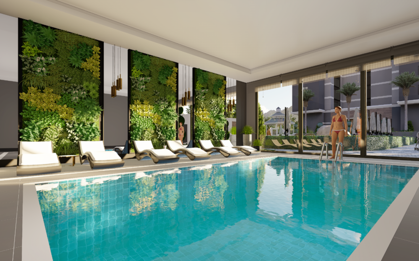 New project of a residential complex in the ecologically clean area of Alanya Kargicak