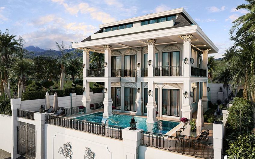 Neues Projekt einer Villa mit Meerblick vom Bauträger