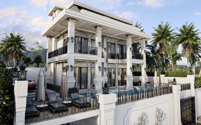 Neues Projekt einer Villa mit Meerblick vom Bauträger