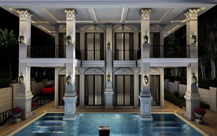 Neues Projekt einer Villa mit Meerblick vom Bauträger