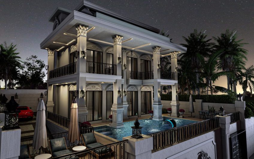 Neues Projekt einer Villa mit Meerblick vom Bauträger